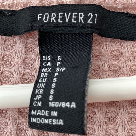 Forever 21 Waffle Knit Lightweight Hoodie - Picture 5 of 6